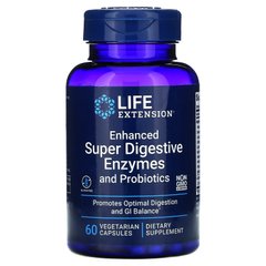 Пищеварительные ферменты с пробиотиками Life Extension (Super Digestive Enzymes) 60 капсул