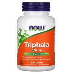 Трифала Now foods Triphala 500 mg 120 таблеток