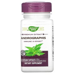 Андрографіс Стандартизований, Andrographis, Nature's Way, 60 капсул