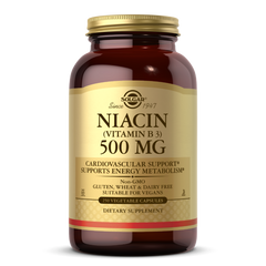 Ниацин Solgar Niacin 500 mg (250 veg caps) солгар