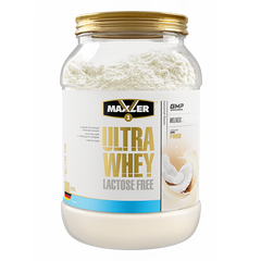 Сироватковий протеїн концентрат Maxler Ultra Whey Lactose Free 900 грам Кокос