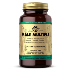 Вітаміни для чоловіків Solgar Male Multiple (120 таб) мейл мультіпл