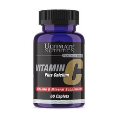 Вітамін C Ultimate Nutrition Vitamin C Plus Calcium 60 капсул