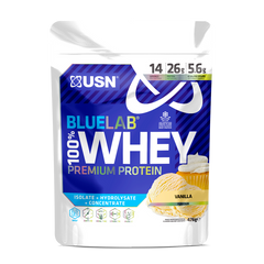 Сироватковий протеїн USN Blue Lab 100% Whey Premium Protein 476 г vanilla