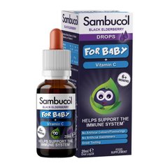 Дитячі Вітаміни для імунітету Sambucol For Baby Drops 20 мл