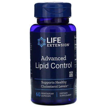 Рівень ліпідів: вдосконалена формула (Lipid Control), Life Extension, 60 капсул