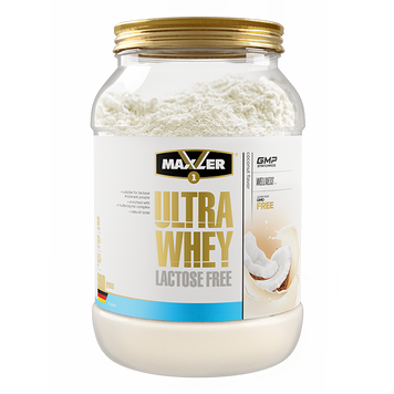 Сироватковий протеїн концентрат Maxler Ultra Whey Lactose Free 900 грам Кокос