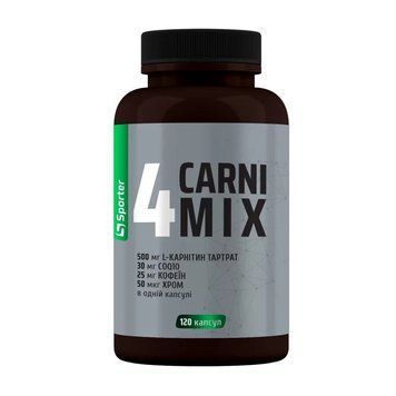 L-Карнитин Sporter 4Carni MIX 120 Капсул