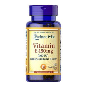 Вітамін Е Puritan's Pride Vitamin E-180mg 400 IU 100 капсул