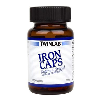 Железо Twinlab Iron Caps 100 капс тривнлаб