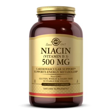 Ниацин Solgar Niacin 500 mg (250 veg caps)