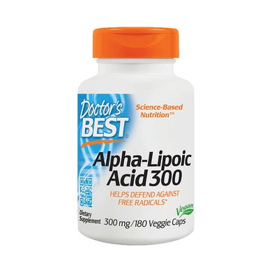 Альфа-ліпоєва кислота Doctors BEST Alpha-Lipoic Acid 300 180 капс