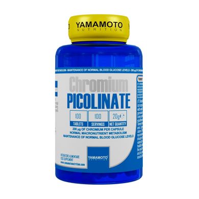 Хром піколінат Yamamoto nutrition Chromium Picolinate 100 таблеток