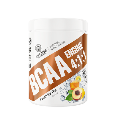 БЦАА Swedish Supplements BCAA Engine 4:1:1 400 грамм peach ice tea