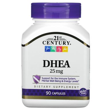Дегидроэпиандростерон 21st Century DHEA 25 mg 90 капсул