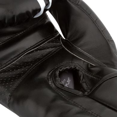 Боксерские перчатки PowerPlay 3016 черно-белые 8 унций