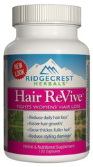 Комплекс от Выпадения Волос для Женщин, Hair ReVive, RidgeCrest Herbals, 120 капсул