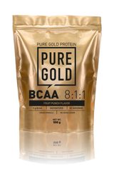 БЦАА Pure Gold Protein BCAA 8:1:1 500 грамм Фруктовый пунш