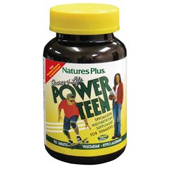 Мультивітаміни для Підлітків, Power Teen, Natures Plus, 90 таблеток