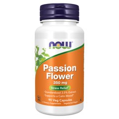 Пассифлора Now Foods Passion Flower 350mg 90 вег. капсул