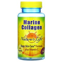 Морской коллаген Nature's Life Marine Collagen 60 капсул