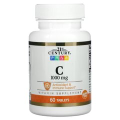 Вітамін C 21st Century Vitamin C 1000 mg 60 таблеток