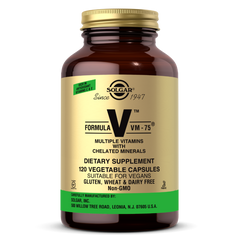 Мультивитаминная Формула, Formula VM-75 Vegetable Capsules, Solgar, 120 капсул