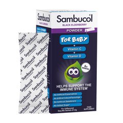 Дитячі Вітаміни для імунітету Sambucol For Baby Powder 14 пакетиків