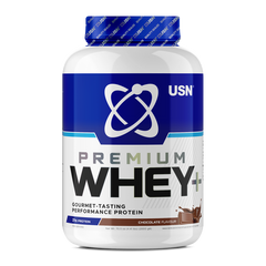 Сироватковий протеїн концентрат USN Whey+ Premium Protein 2000 г chocolate