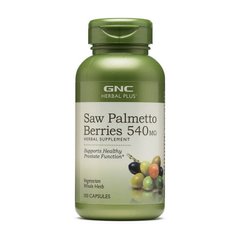 Со Пальметто GNC Saw Palmetto Berries 540 mg 100 капсул