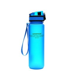 Пляшка для води UZSPACE Colorful Frosted-Tritan 500 мл голуба