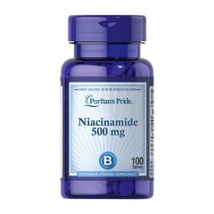 Ниацинамид Puritan's Pride Niacinamide 500 mg 100 таблеток