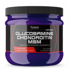 Глюкозамін хондроїтин МСМ Ultimate Nutrition Glucosamine Chondroitin Msm 158 грам Фруктовий пунш
