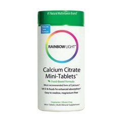 Кальций Rainbow Light Calcium Citrate Mini-Tablets 120 мини таблеток