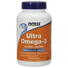 Ультра Омега 3 Now Foods Ultra Omega-3 180 капс