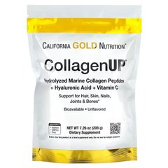 Коллаген Пептиды UP без ароматизаторов, Collagen, California Gold Nutrition, 7,26 унц. 206 г