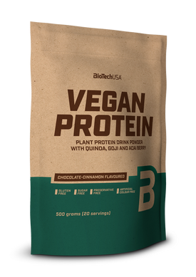 Рослинний протеїн BioTech Рослинний протеїн Vegan Protein (500 г) ваніль