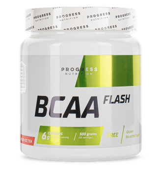 БЦАА Progress Nutrition BCAA Flash 500 грамм Персиковый чай со льдом