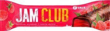 Протеїновий батончик Vale Jam Club 40 грам Желе малина
