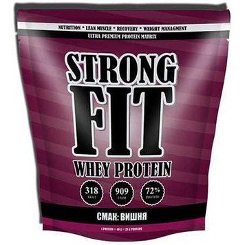 Сывороточный протеин концентрат Strong FIT Whey Protein (909 г) брауні