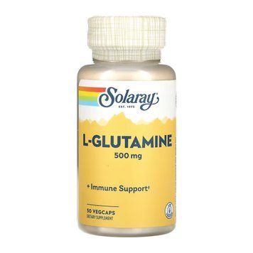 L-глутамин Solaray L-Glutamine 500 mg 50 вег. капсул