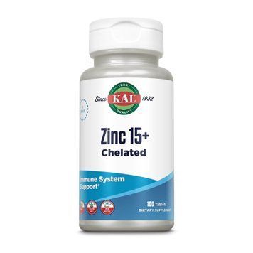 Цинк KAL Zinc 15+ Chelated 100 Таблеток