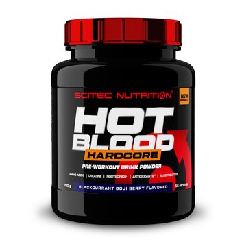 Предтренировочный комплекс Scitec Nutrition Hot Blood Hardcore 700 грамм Розовый лимонад