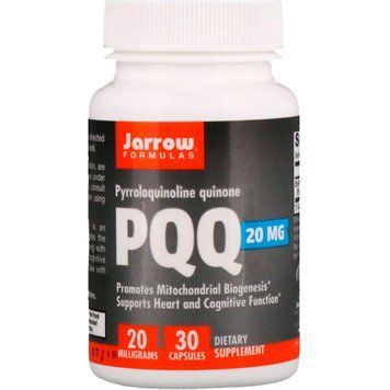 Пірролохінолінхінон PQQ, 20 Мг, Jarrow Formulas, 30 капсул
