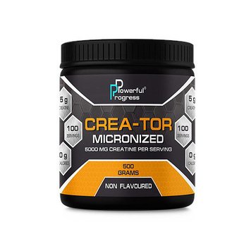 Креатин моногидрат Powerful Progress Crea-Tor Micronized (500 г)с unflavored