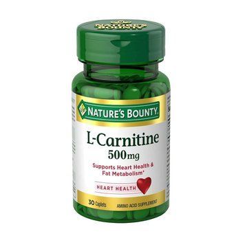 L-Карнітин, 500 мг, L-Carnitine, Nature's Bounty, 30 каплет