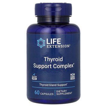 Комплекс для підтримки щитовидної залози, Thyroid Support Complex, Life Extension, 60 капсул
