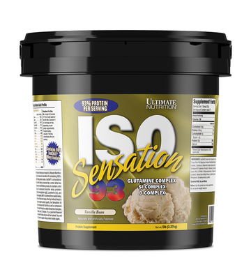 Сывороточный протеин изолят Ultimate Nutrition ISO Sensation 2270 г vanilla bean