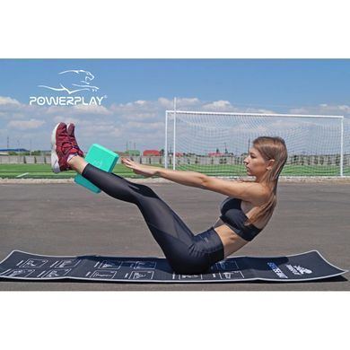 Блок для йоги PowerPlay 4006 Yoga Brick М'ятний