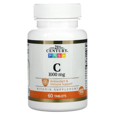 Вітамін C 21st Century Vitamin C 1000 mg 60 таблеток